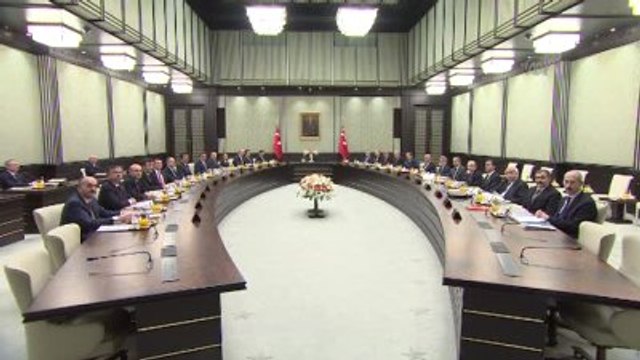 Bakanlar Kurulu, Cumhurbaşkanı Erdoğan'ın Başkanlığında Toplandı