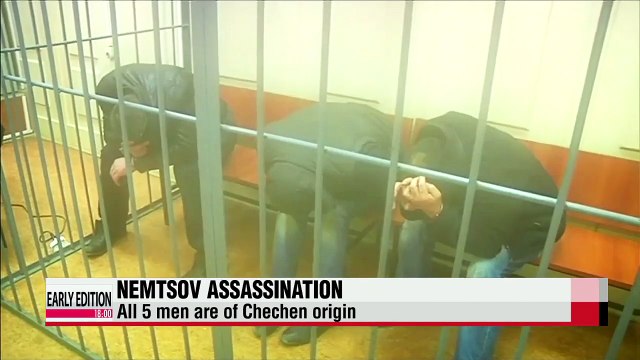 Two charged and three jailed in Russian opposition leader's assassination