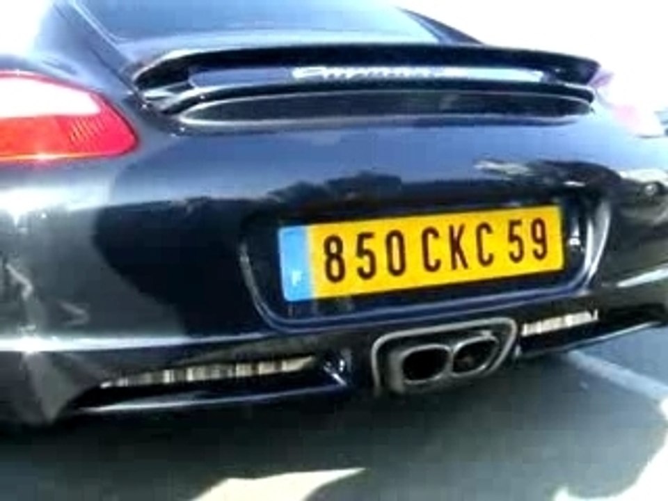 Porsche Cayman S Echappement Cargraphic