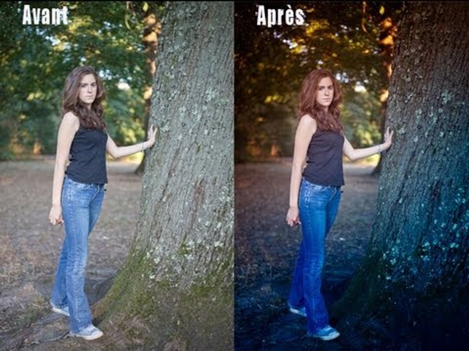 Tuto Photoshop  Effet de spot et incrustation de dégradé - Tutoriel de Serge Ramelli