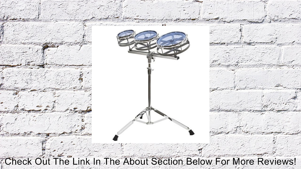 Kalos KP_6810 Roto Tom Set 6Inch, 8Inch and 10Inch Toms with Stand