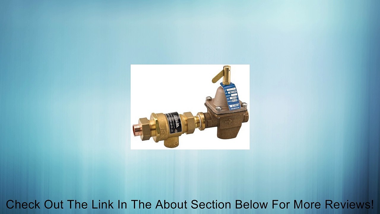 Watts Brass & Tubular 1/2 B911SM3 Hydronic Fill Valve Backflow