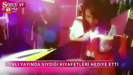 Müge Anlı yayında giydiği kıyafetleri hediye etti