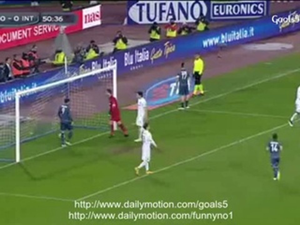 Marek Hamsik Goal Napoli 1 - 0 Inter Serie A 8-3-2015