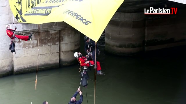 Nucléaire : opération coup de poing de Greenpeace