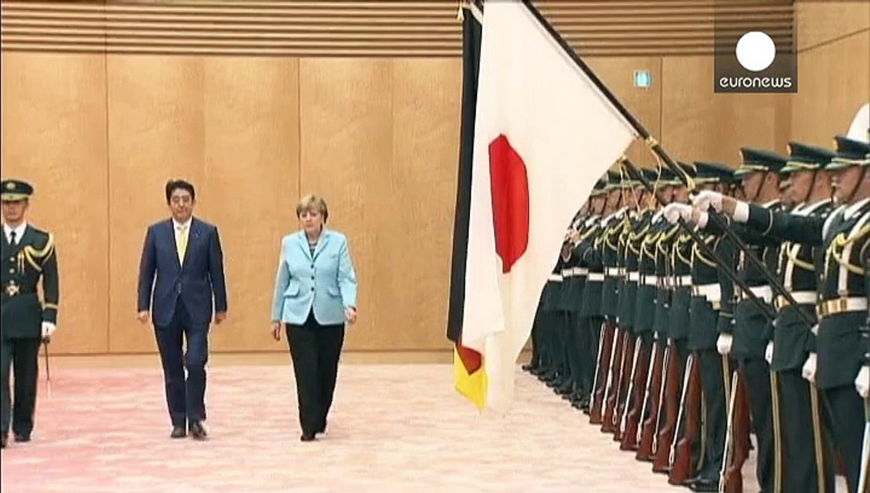 Zweiter weltkrieg: merkel ermutigt japan zu auseinandersetzung mit vergangenheit