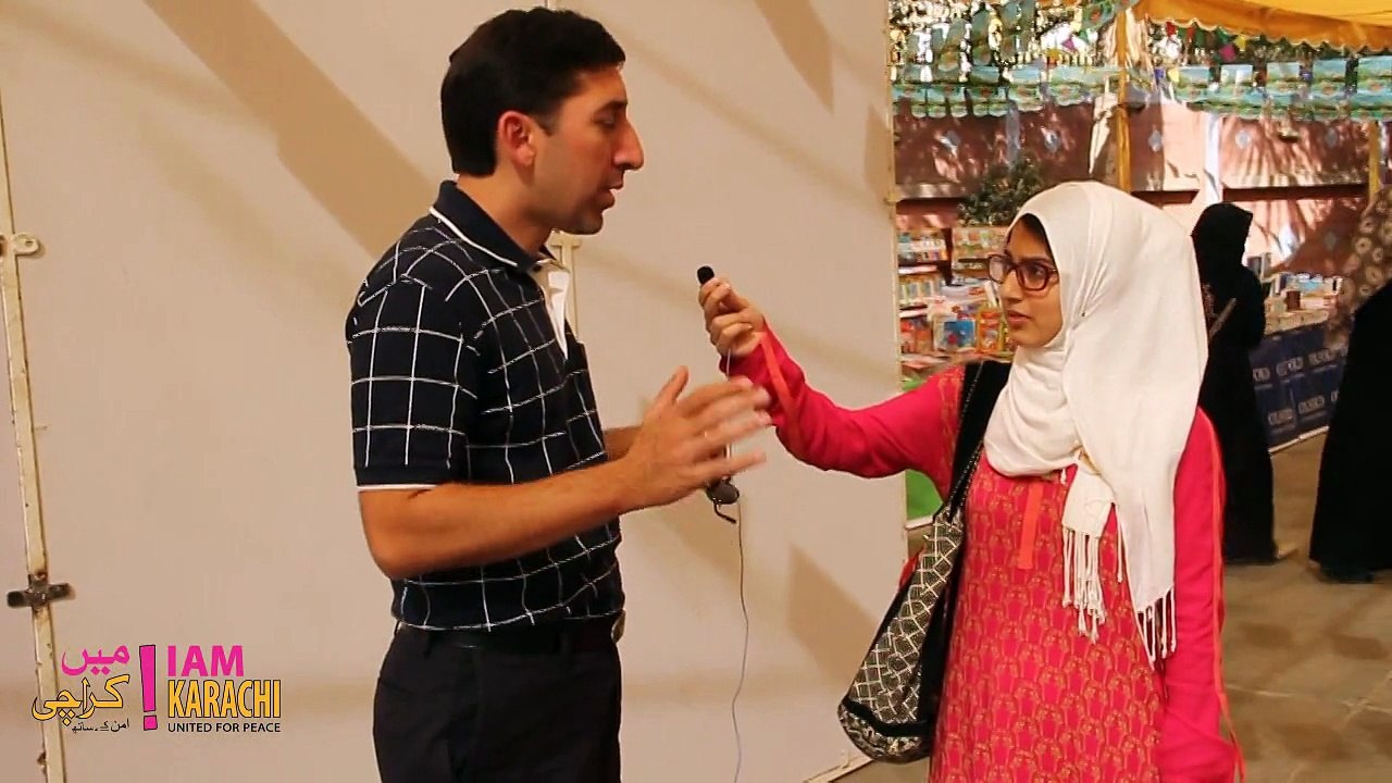 Adeel Hashmi along with other notable personalities reflecting on I AM KARACHI campaign at Children's literature Karachi 2015