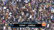 Los goles del: Pumas vs Morelia (2 - 1)