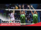 UAAP 77: Tiamzon attack and avoid 2 defenders of DLSU lady spikers