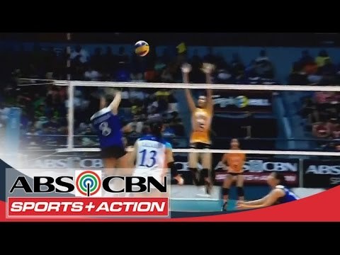 UAAP 77: Jessey De Leon's block crash 3 Lady Eagles.