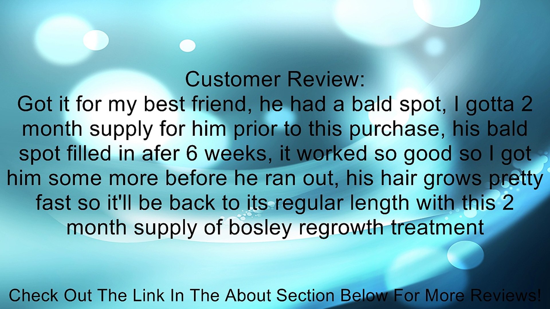 Bosley By Hair Regrowth Treatment Extra Strength For Men Two