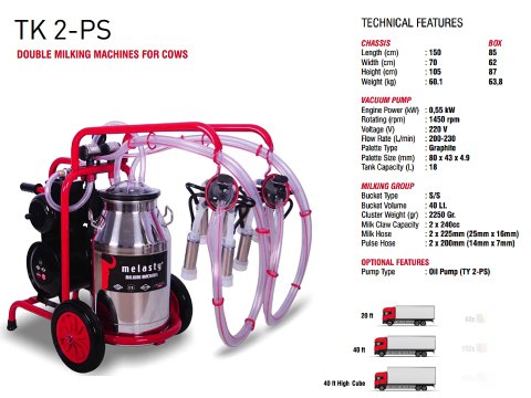Milking Machine, Milking Equipment (for Cows) - Melasty®