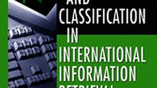 Download Knowledge Organization and Classification in International Information Retrieval ebook {PDF} {EPUB}