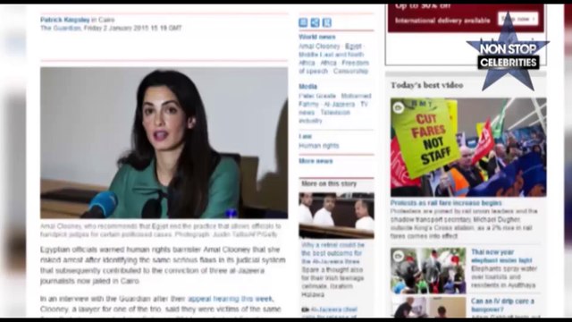 Amal Alamuddin : menacée d’arrestation en Egypte !