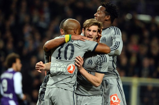 Toulouse 1-6 OM : le but de Baptiste Aloé (6e)