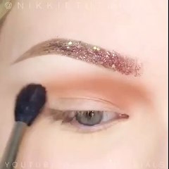 Glittery Eye Makeup