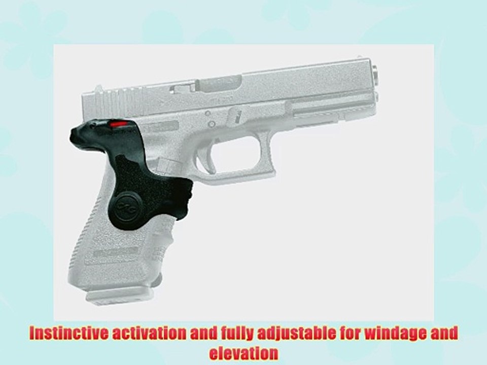 Crimson Trace Lasergrip for Glock 17 17L 19 22 23 32 34 35 37 38 Black