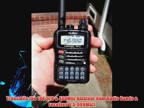 Tri-Band Yaesu VX-6R Submersible Amateur Ham Radio Transceiver (144/222/440)