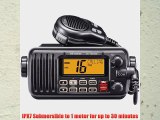 Icom M412 11 Fixed-Mount 25W VHF Marine Radio with Class D DSC (Black)