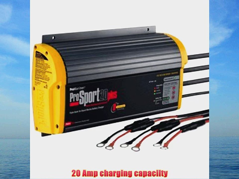 ProMariner ProSport 20  Generation 3 20 Amp 12/24/36 Volt 3 Bank Battery Charger