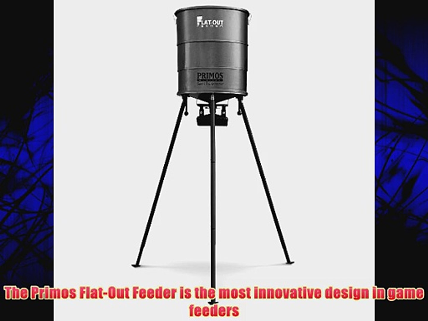 Primos Flat Out Feeder With Tri Pod Spinner Feeder Video Dailymotion