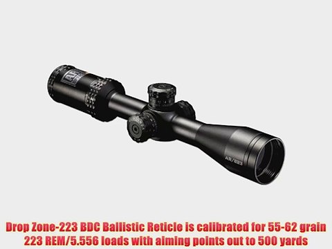Bushnell AR Optics Drop Zone-223 BDC Reticle Riflescope with Target Turrets and Side Parallax