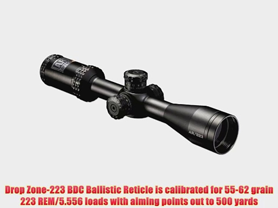 Bushnell AR Optics Drop Zone-223 BDC Reticle Riflescope with Target Turrets and Side Parallax