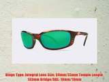 Costa Del Mar Brine Polarized Sunglasses Tortoise Green Mirror