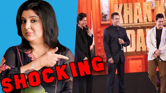 Farah Khan's SHOCKING Comments On The Three KHANS!!