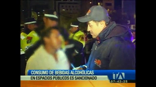Continúan las sanciones por el consumo de bebidas alcohólicas en espacios públicos