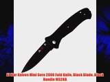 Al Mar Knives Mini Sere 2000 Fold Knife Black Blade Black Handle MS2KB