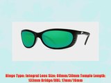 Costa Del Mar Fathom Polarized Sunglasses Black Green Mirror W580