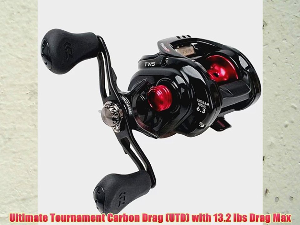 Daiwa TATULA-R100HL Type R 6.3:1 Gear Ratio Medium/Light Action Reel Black
