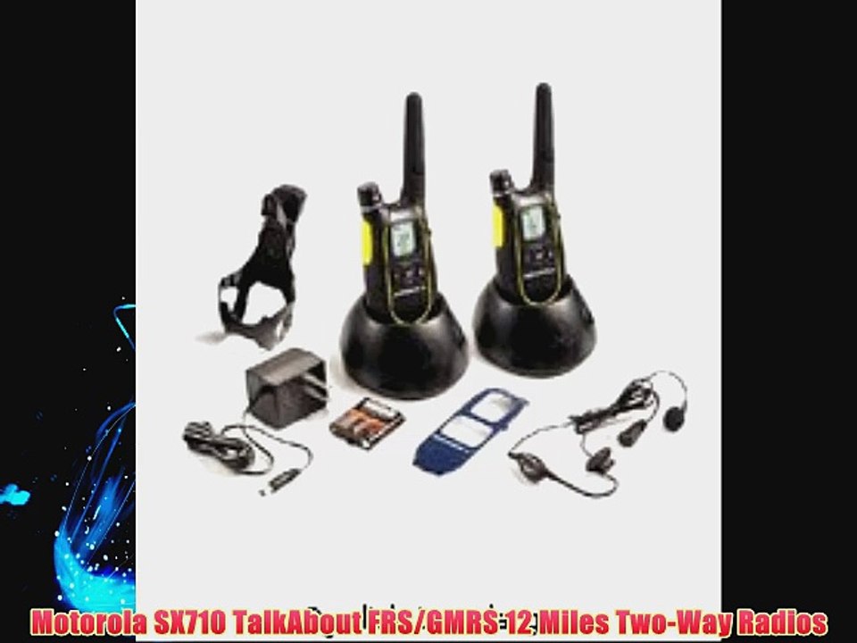 Motorola SX710 TalkAbout FRS/GMRS 12 Miles Two-Way Radios
