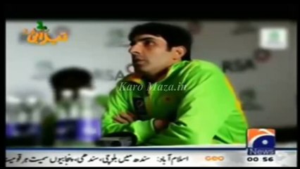 Tezabi Totay Misbah-Ul-Haq Geo Tez Funny Punjabi Totay