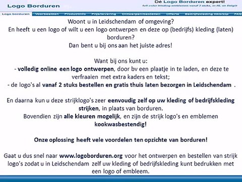 Leidschendam logo borduren op kleding