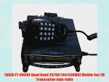 YASEU FT-8900R Quad Band 29/50/144/430MHZ Mobile Car FM Transceiver ham radio