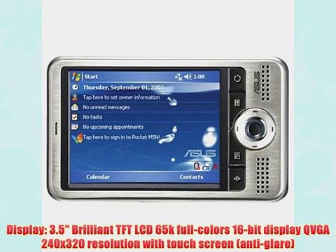 3.5 Asus Mypal A626 Stylish Ultra Slim PDA with Innovative Technologies Touch Screen (Anti-glare)