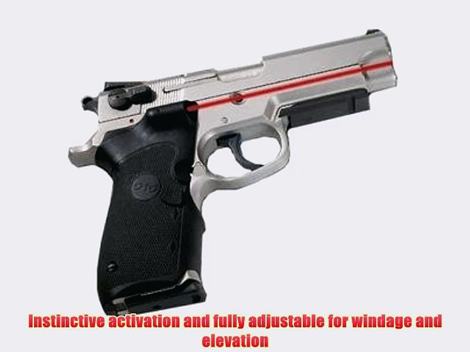 Crimson Trace Lasergrip for Smith and Wesson 3Rd Gen Black