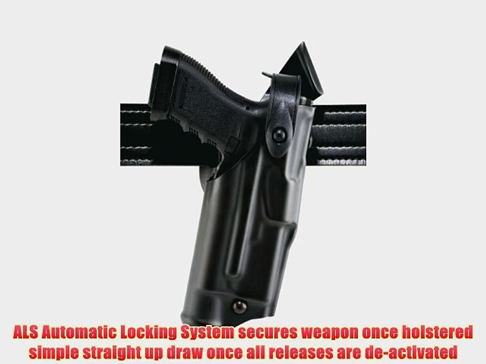 Safariland 6360 Level 3 Retention ALS Duty Holster Mid-Ride Black High Gloss Right Hand Sig