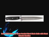 Entrek USA Knives 27 Close Combat Fixed Blade Knife with Black Micarta Handles