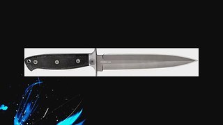 Entrek USA Knives 27 Close Combat Fixed Blade Knife with Black Micarta Handles