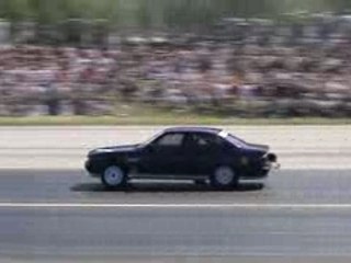 Bmw Turbo street race 1/4 mile