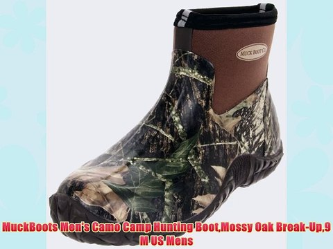 MuckBoots Men's Camo Camp Hunting BootMossy Oak Break-Up9 M US Mens