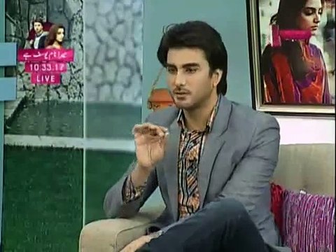 Imran Abbas & Maya Ali Speaking Their Favorite Romantic Lines From His New Drama Mera Name Yousuf Hai