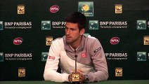 BNP Paribas Open  Novak Djokovic Third Round Press Conference