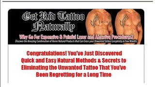 how to remove tattoos at home - Get Rid Tattoo