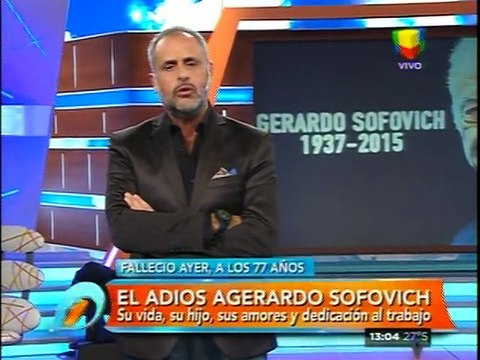 Pronto.com.ar Jorge Rial habla de Sofovich - 1º parte