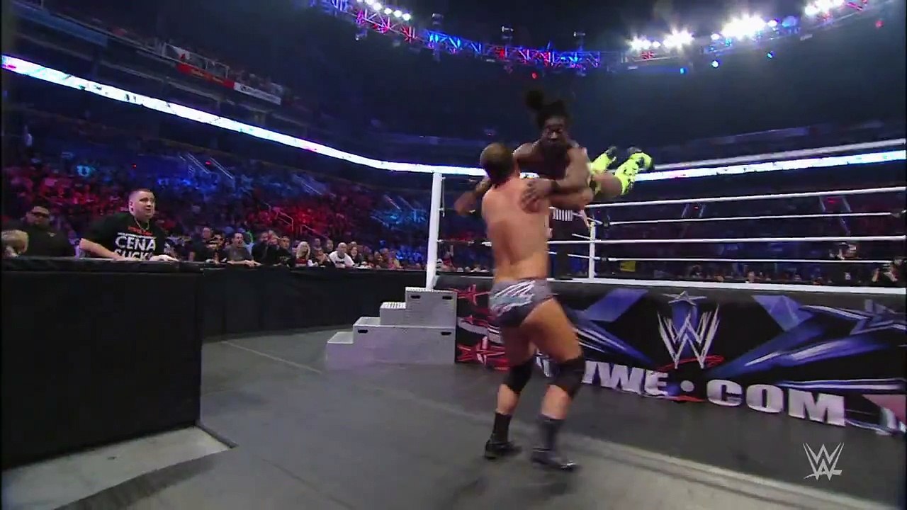 36 fearless dives outside the ring- WWE Fury_ March 8_ 2015