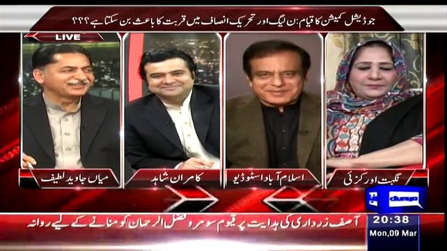 Intensive Fight Between Nighat Orakzai(PPP) & Shibli Faraz(PTI) In A Live Show